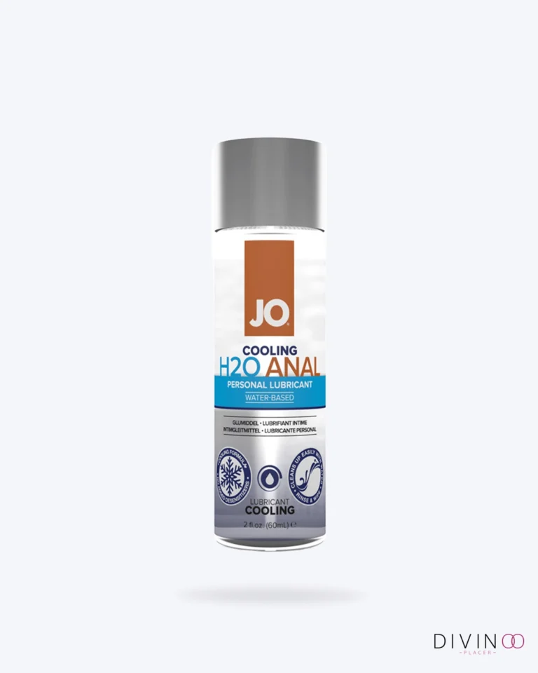 JO H2O Anal Water Based Cooling Lubricant 2oz lubricante a base de agua con efecto refrescante
