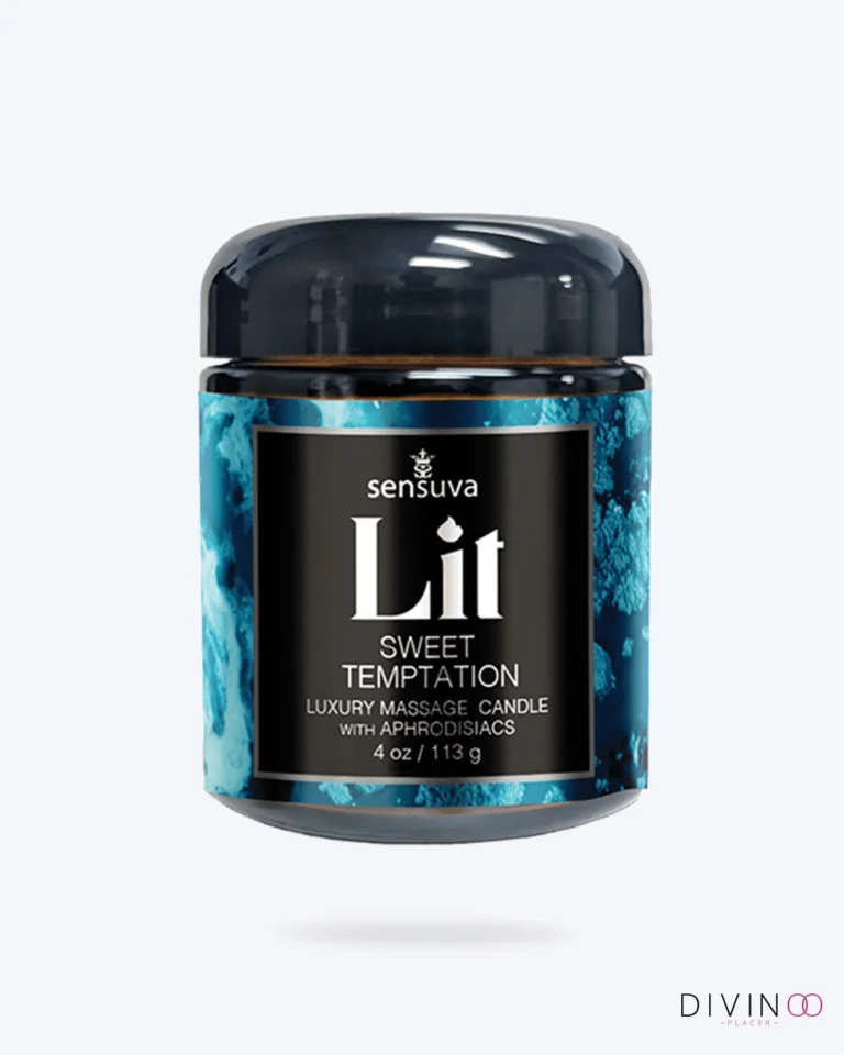 Vela de masaje Sensuva Lit Sweet Temptation 4 oz Vainilla y Azúcar