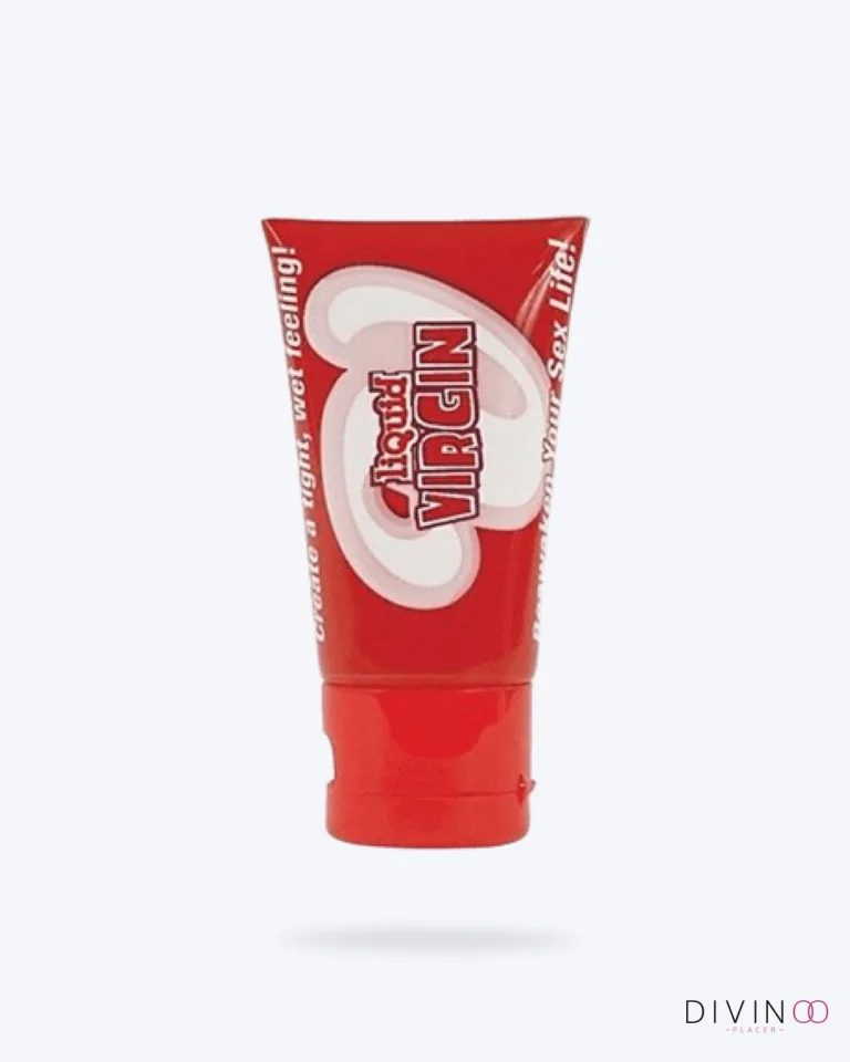Estrechante Vaginal Liquid Virgin 30 ml con fórmula a base de agua y aroma a fresa.