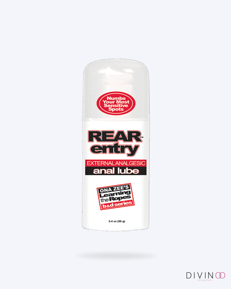 Doc Johnson Rear Entry Anal Lube 3.4 oz con textura espesa y efecto desensibilizante suave.