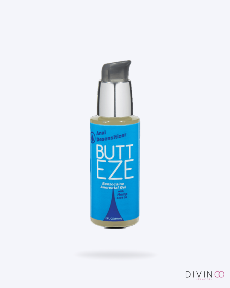 Lubricante Anal Sin Dolor Butt Eze 60 ml con benzocaína al 5% y aceite de semilla de cáñamo