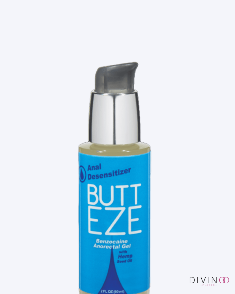 Lubricante Anal Sin Dolor Butt Eze 60 ml con benzocaína al 5% y aceite de semilla de cáñamo