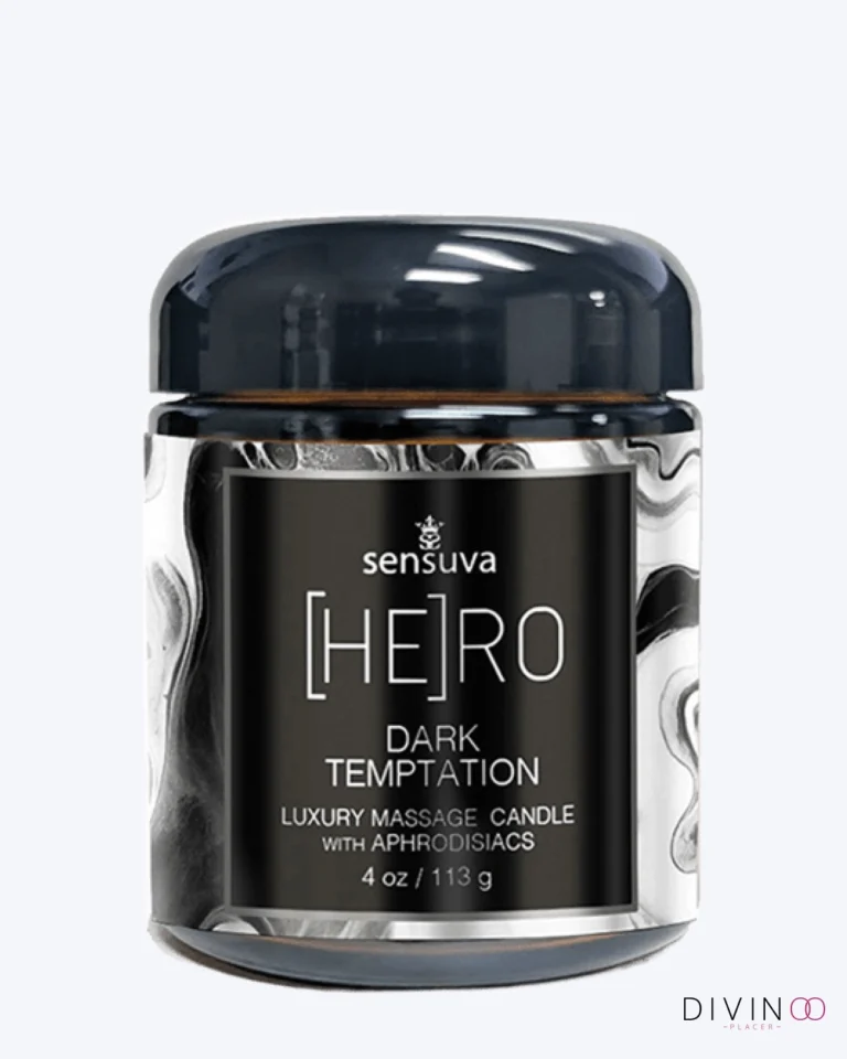 Vela de lujo Sensuva Hero Dark Temptation 4 oz Océano y Bosque
