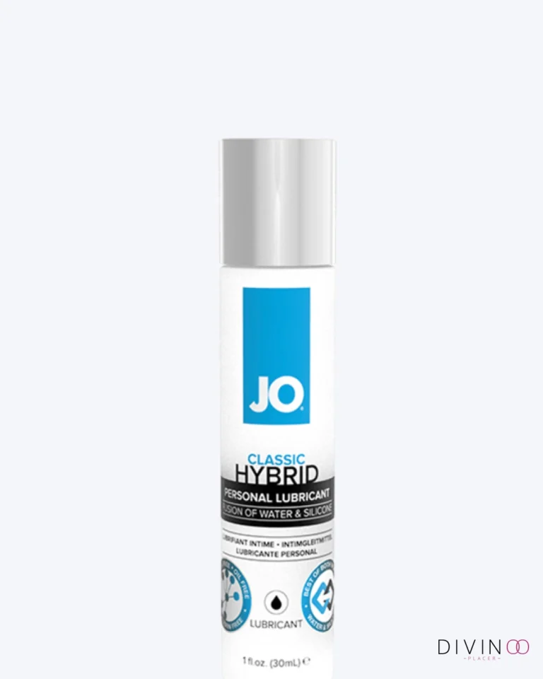 JO Classic Hybrid Original Lubricant 1 oz fórmula híbrida de silicona y agua