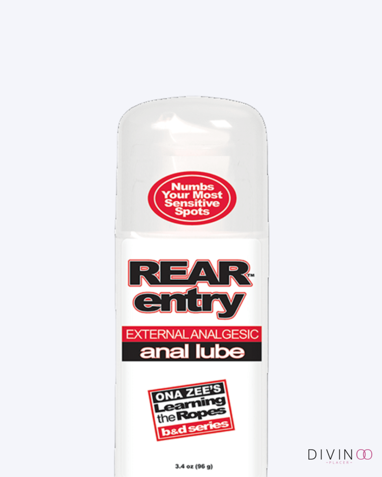 Doc Johnson Rear Entry Anal Lube 3.4 oz con textura espesa y efecto desensibilizante suave.