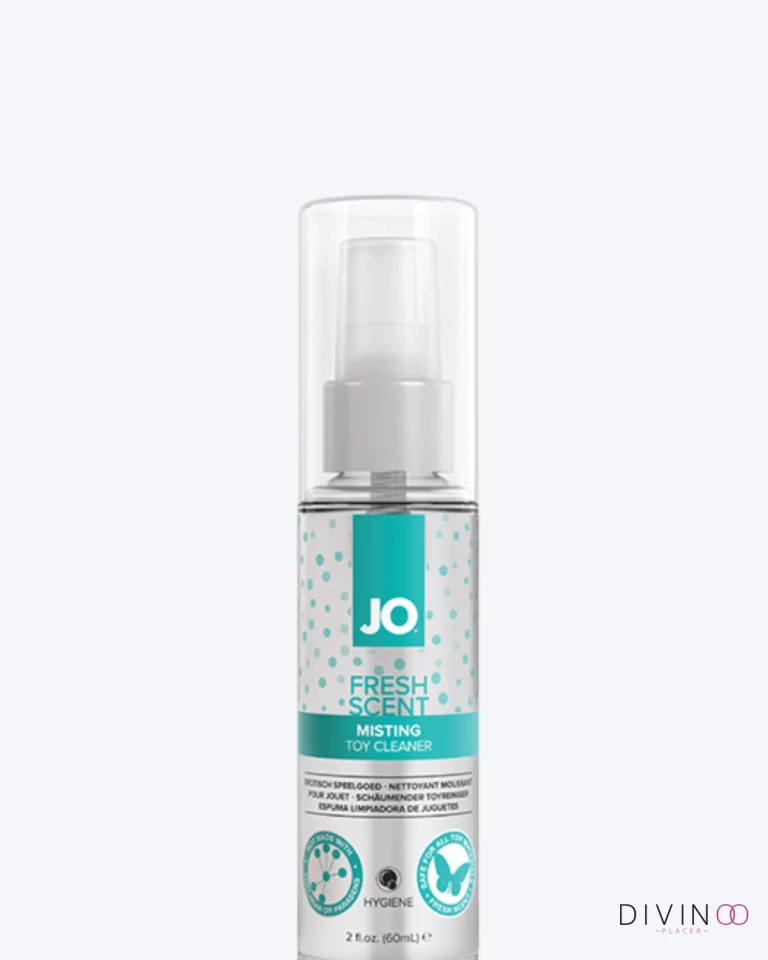 Limpiador de juguetes íntimos JO Misting 2 oz con spray de aroma fresco