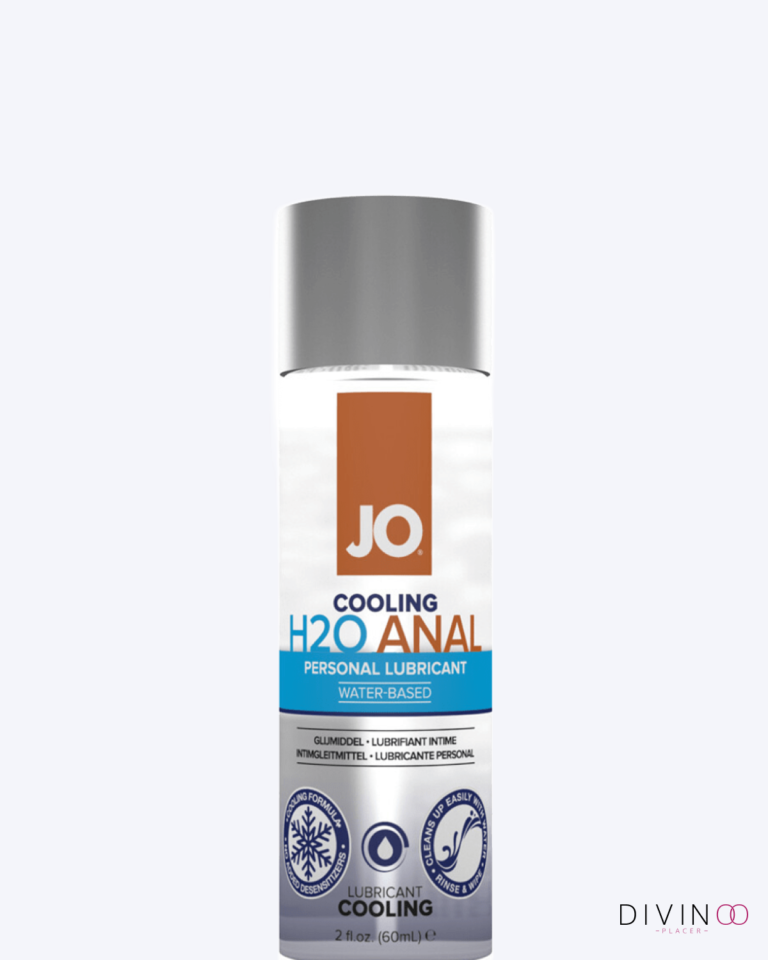 JO H2O Anal Water Based Cooling Lubricant 2oz lubricante a base de agua con efecto refrescante