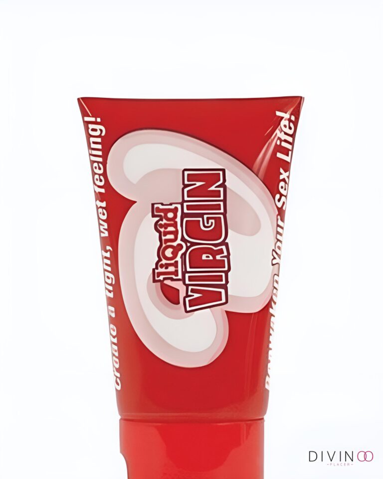 Estrechante Vaginal Liquid Virgin 30 ml con fórmula a base de agua y aroma a fresa.