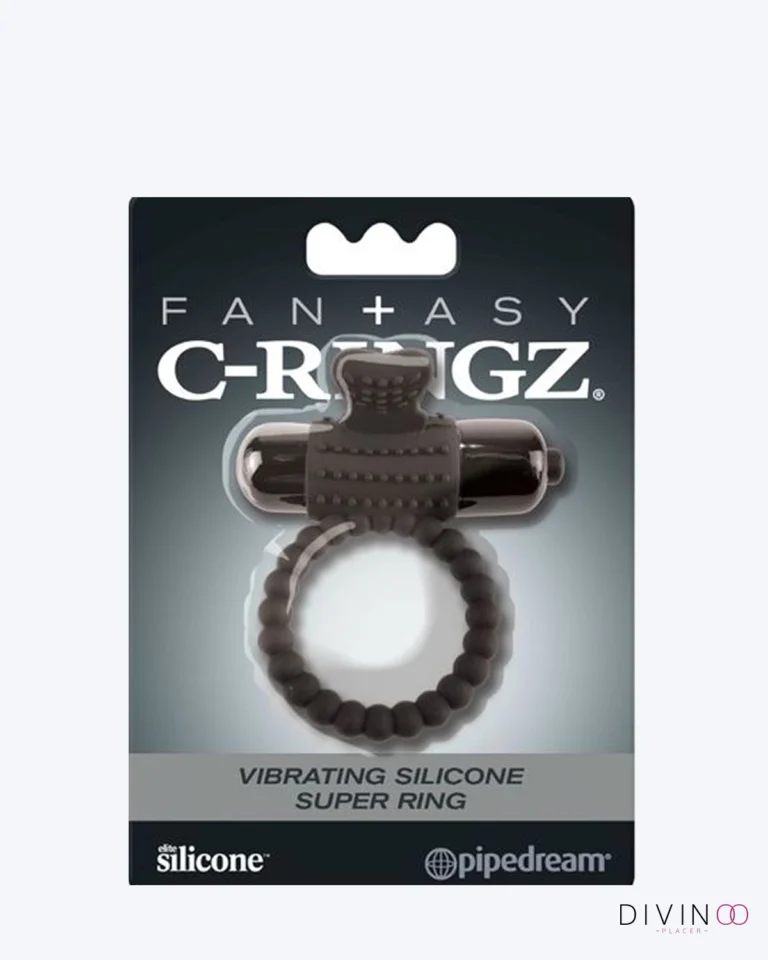 Anillo Vibrador C-Ring Fantasy de Silicona