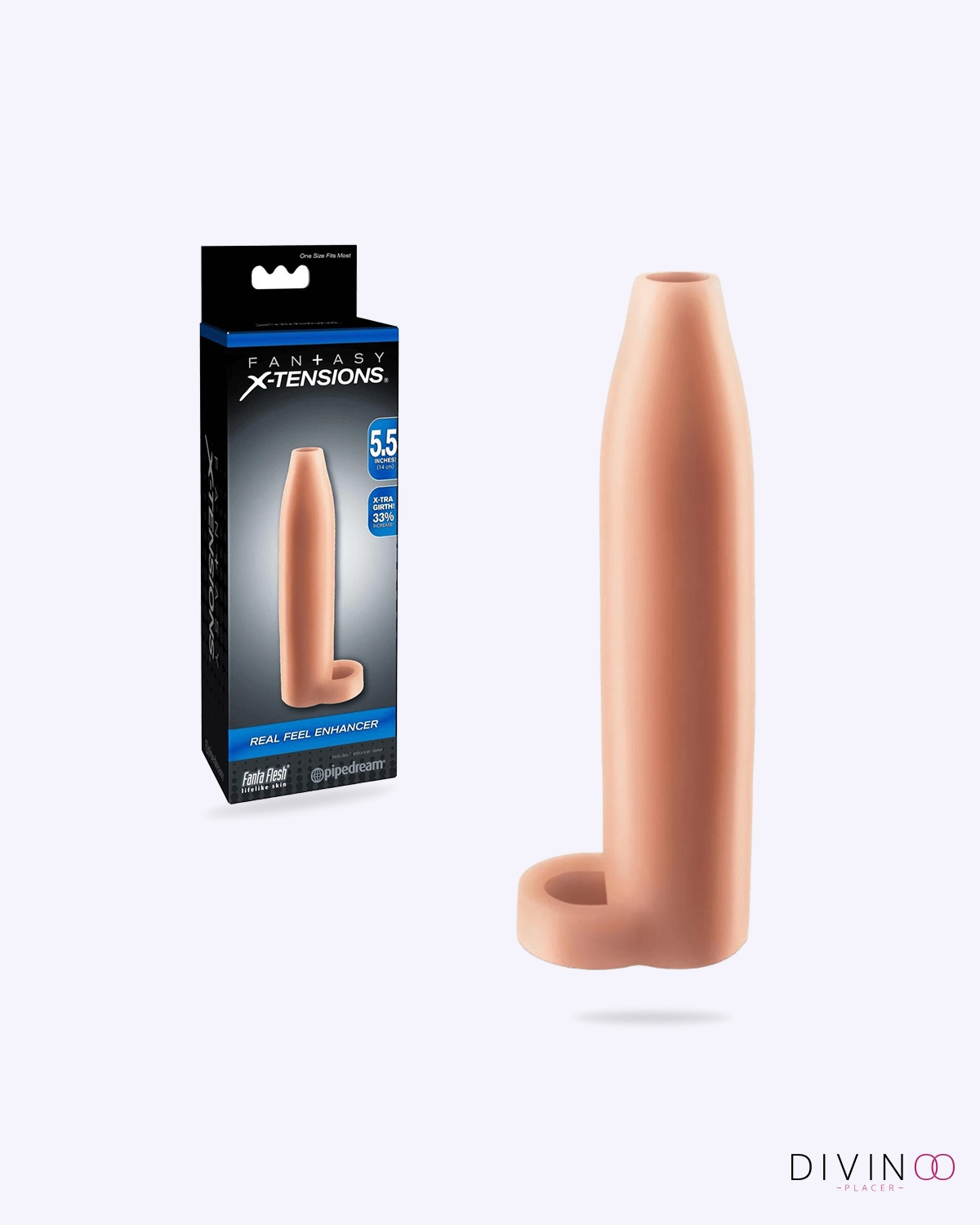 Extensión Real Feel para Pene Fantasy X-Tensions M Extensión Real Feel para Pene Fantasy X-Tensions M