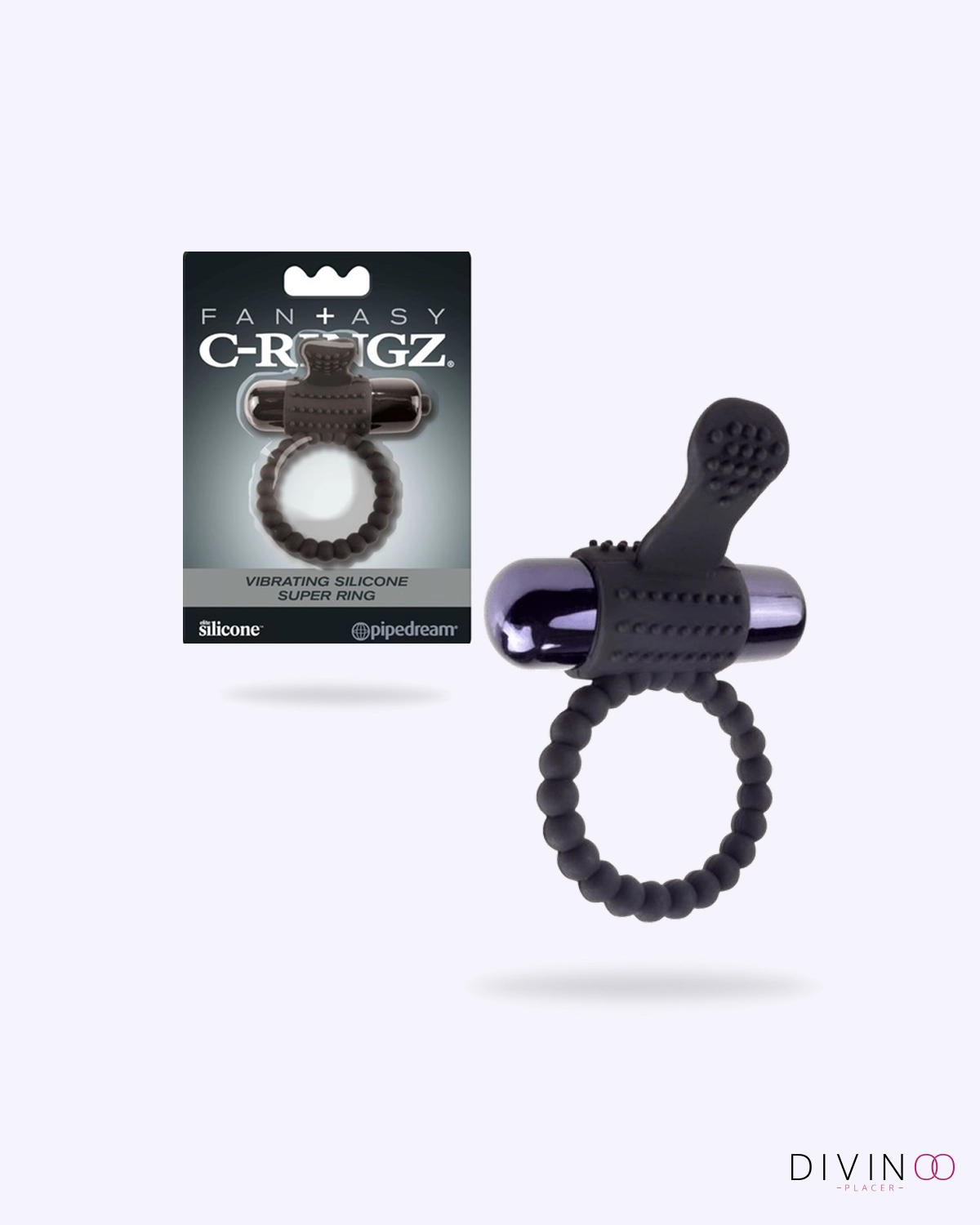 Anillo Vibrador C-Ring Fantasy de Silicona Anillo Vibrador C-Ring Fantasy de Silicona