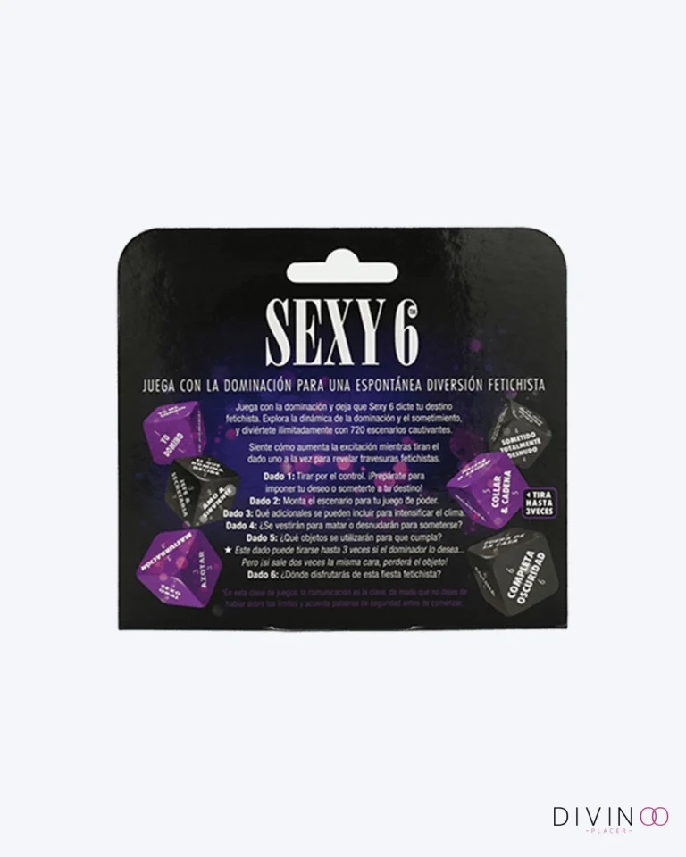 Dados Eróticos Sexy 6 Edición Fetichista