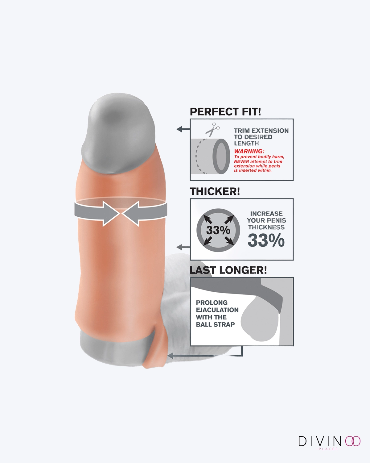 Extensor de Pene Fantasy X-Tensions Real Feel XL Extensor de Pene Fantasy X-Tensions Real Feel XL