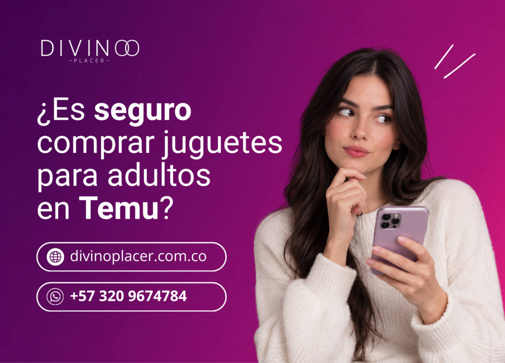Pregunta sobre si es seguro comprar juguetes para adultos en Temu Divino Placer